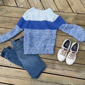 Blue Striped Sweater!